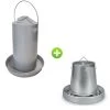Kit Expert Abreuvoir Et Mangeoire Pour élevage Petite Taille -Fournitures De Volaille kit expert abreuvoir et mangeoire pour petite basse cour