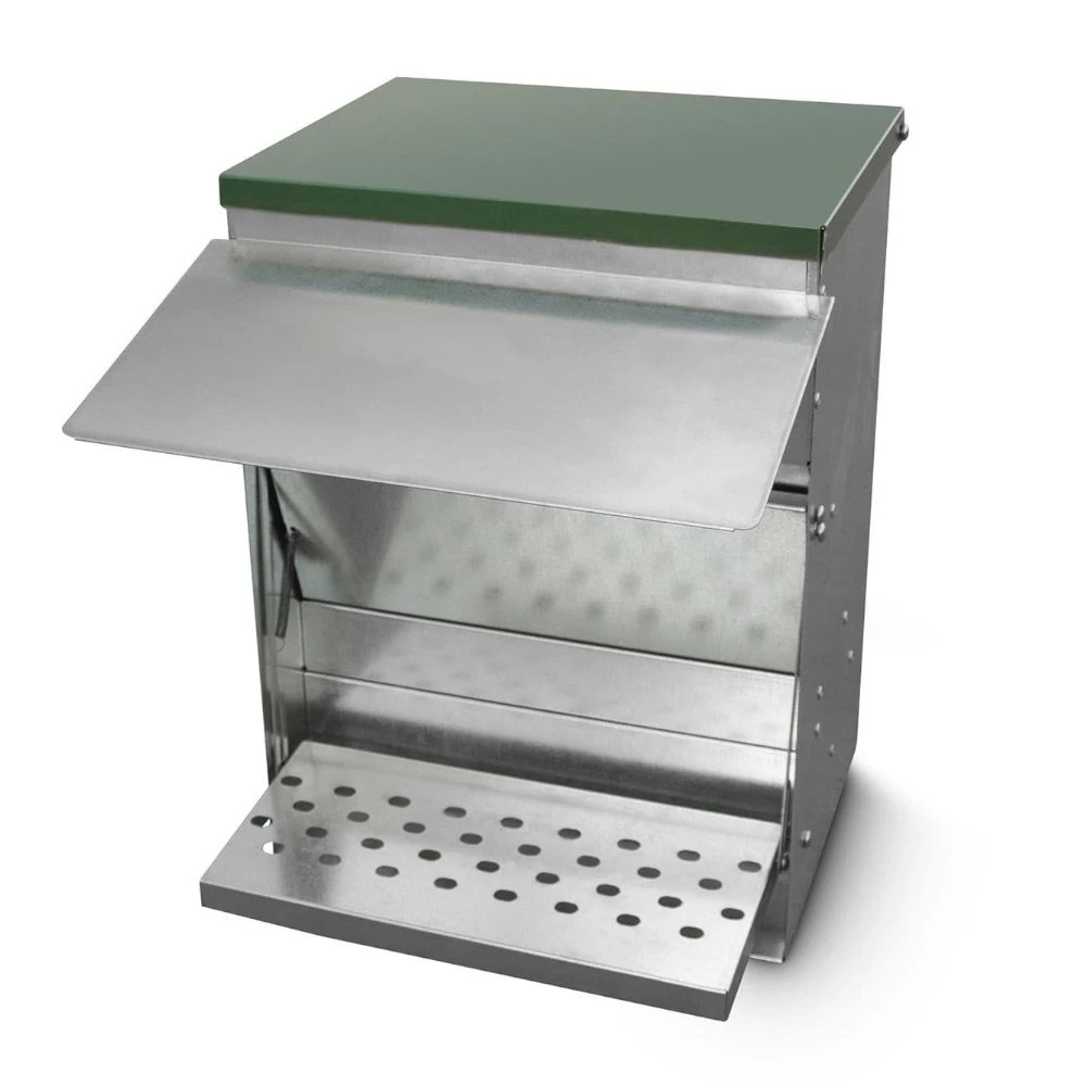 Mangeoire Anti Nuisible Poule Jerry Tôle Galvanisée 18L - Ormi Group 3 Mangeoire Anti Nuisible Poule Jerry Tôle Galvanisée 18L - Ormi Group