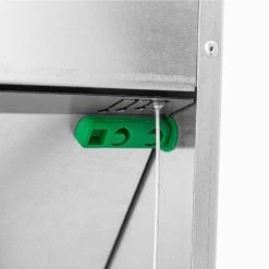 Mangeoire Poule Anti Nuisible Alma Basica En Tôle Galvanisée 11L - River Systems -Fournitures De Volaille mangeoire anti nuisible alma basica 11l river systems cable detail 1