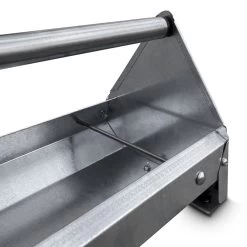 Mangeoire Linéaire Poule Spéciale Déchets Rivera Tôle Galvanisée 60cm - -Fournitures De Volaille mangeoire lineaire special dechets rivera profil detail