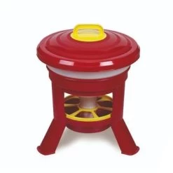 Mangeoire à Trémie Poule Plastique Avec Pieds Imperial 20L - Gaun