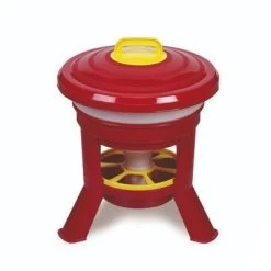 Kit Abreuvoir Et Mangeoire Poule En Plastique Avec Pieds Imperial 20L - Gaun -Fournitures De Volaille mangeoire plastique imperial 20l gaun