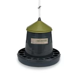 Poulailler Cémani S Toit Bois 2 Poules Avec Kit De Démarrage Rapide -Fournitures De Volaille mangeoire plastique recycle 4kg 1