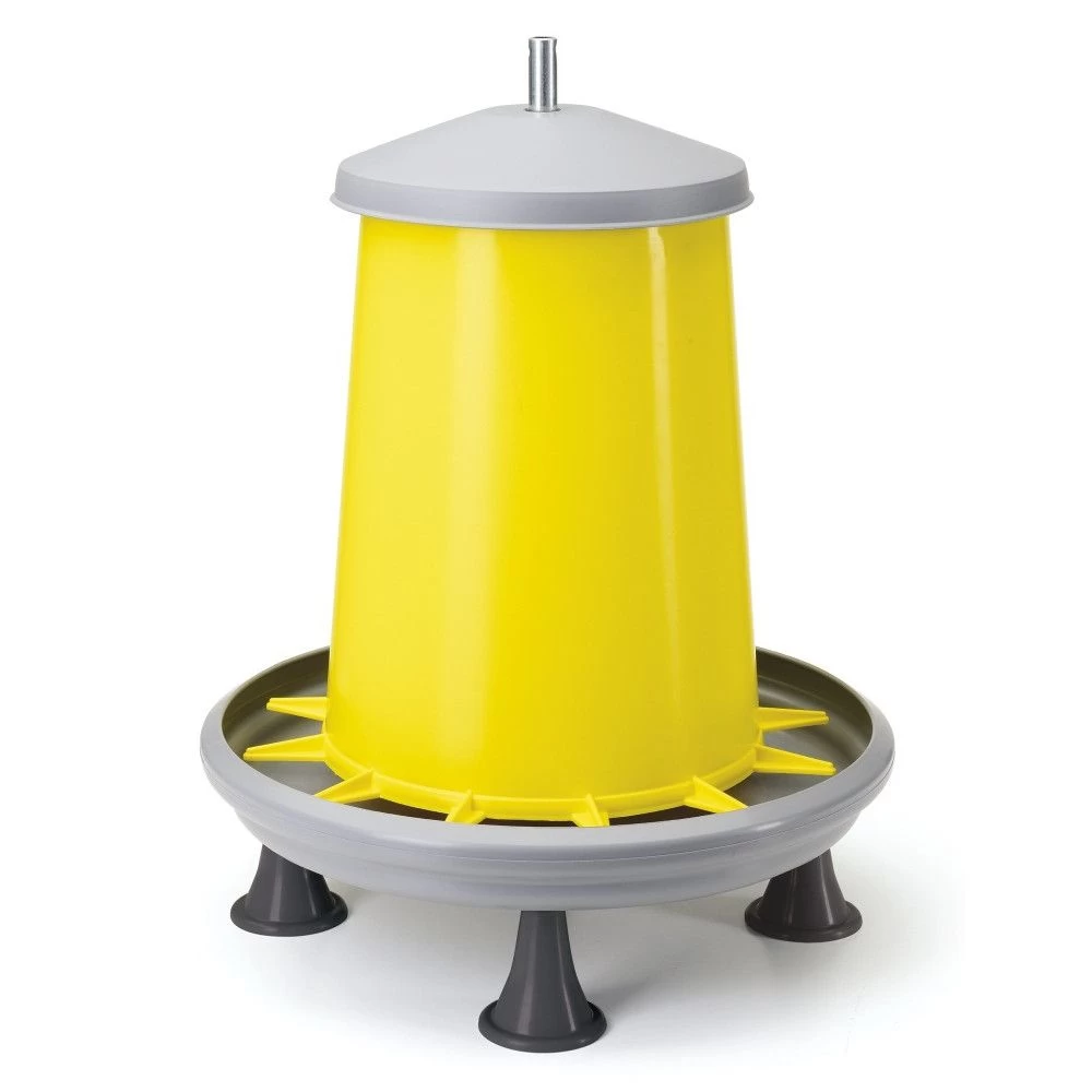 Mangeoire à Trémie Poule Avec Tige Métal Et Pieds 5Kg - River Systems 3 Mangeoire à Trémie Poule Avec Tige Métal Et Pieds 5Kg - River Systems