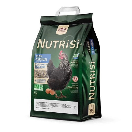 Mélange Pour Poule Pondeuse Nutrisi Menu Pondeuse Bio 6Kg - Gasco 3 Mélange Pour Poule Pondeuse Nutrisi Menu Pondeuse Bio 6Kg - Gasco