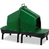 Nid Pondoir Poule En Plastique Avec Cuvette Et Pieds 2 Faces - Gaun 1 Nid Pondoir Poule En Plastique Avec Cuvette Et Pieds 2 Faces - Gaun -Fournitures De Volaille nid pondoir double face en plastique avec pieds