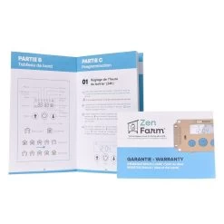 Portier Zen Farm Poulailler Et Trappe En Aluminium Taille Large -Fournitures De Volaille notice portier automatique zenfarm bleu 2