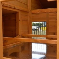 Poulailler Orava Toit Shingle Ouvrant Jusqu’à 4 Poules -Fournitures De Volaille orava vue perspective