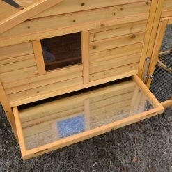 Poulailler Orava Toit Shingle Ouvrant Jusqu’à 4 Poules -Fournitures De Volaille orava vue tiroir d jection