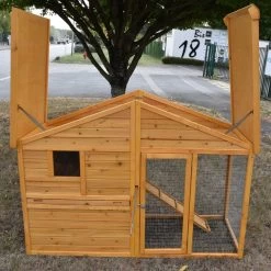 Poulailler Orava Toit Shingle Ouvrant Jusqu’à 4 Poules -Fournitures De Volaille orava vue toit ouvert