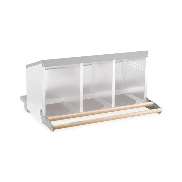 Perchoir En Bois Pour Pondoir Avec Fond Plastique 3 Compartiments - Gaun 3 Perchoir En Bois Pour Pondoir Avec Fond Plastique 3 Compartiments - Gaun
