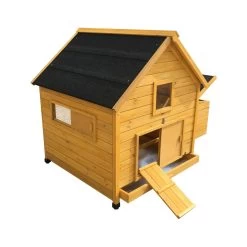 Poulailler Cémani L Toit Shingle Noir 4 à 6 Poules -Fournitures De Volaille photo c mani noir 3