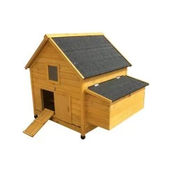 Poulailler Cémani L Toit Shingle Noir 4 à 6 Poules -Fournitures De Volaille photo c mani noir 4