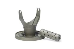 Mangeoire Pour Poule Play And Snack Tower Grise En Plastique Recyclé - Beeztees -Fournitures De Volaille play and snack tower pour poule beeztees vue 3