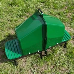 Nid Pondoir Poule En Plastique Avec Cuvette Et Pieds 2 Faces - Gaun -Fournitures De Volaille pondoir plastique 2 nichoirs avec pieds gaun cote 2 1