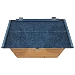 Poulailler Cémani XXL Toit Shingle Noir 10 à 15 Poules Avec 2 Pondoirs -Fournitures De Volaille pondoir poulailler challans shingle noir