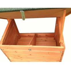 Pondoir Poulailler Gaulois II -Fournitures De Volaille pondoir poulailler gaulois ii toit shingle vert interieur