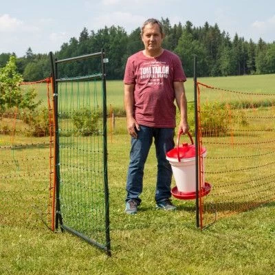 Porte Pour Filet Poulailler électrifiable 95 à 125 Cm - Kerbl 6 Porte Pour Filet Poulailler électrifiable 95 à 125 Cm - Kerbl – Image 4