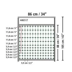 Porte Pour Filet Poulailler électrifiable Jusqu’à 90 Cm - Kerbl 15 Porte Pour Filet Poulailler électrifiable Jusqu’à 90 Cm - Kerbl -Fournitures De Volaille porte pour filet cloture poule kerbl filet 90cm 1