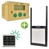 Portier Zen Farm Autonome Solaire Poulailler Et Trappe Autobloquante Taille Unique -Fournitures De Volaille portier automatique zenfarm vert trappe autobloquante et panneau solaire