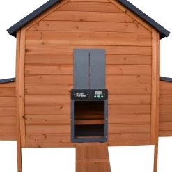 Portier Zen Farm Monobloc Autonome Sécurité Renforcée Poulailler -Fournitures De Volaille portier zen farm monobloc autonome installe face