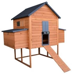 Portier Zen Farm Monobloc Autonome Sécurité Renforcée Poulailler -Fournitures De Volaille portier zen farm monobloc autonome installe ouvert