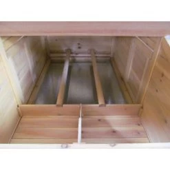 Poulailler Bantam XL Toit Shingle Jusqu’à 4 Poules -Fournitures De Volaille poulailler bantam xl shingle noir vue interieur