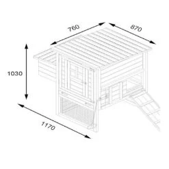 Poulailler Barbu M Toit Bois Ouvrant Jusqu’à 8 Poules 17 Poulailler Barbu M Toit Bois Ouvrant Jusqu’à 8 Poules -Fournitures De Volaille poulailler barbu m dimensions