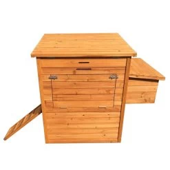 Poulailler Barbu M Toit Bois Ouvrant Jusqu’à 8 Poules 12 Poulailler Barbu M Toit Bois Ouvrant Jusqu’à 8 Poules -Fournitures De Volaille poulailler barbu m vue arriere