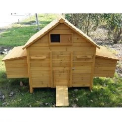 Pondoir Poulailler Bassette XL -Fournitures De Volaille poulailler bassette xl avec 2 pondoirs 8 a 12 poules ferme 1 1