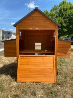 Poulailler Big Ben Toit Shingle 12 à 15 Poules -Fournitures De Volaille poulailler big ben 8 12 poules vue arri re d tail