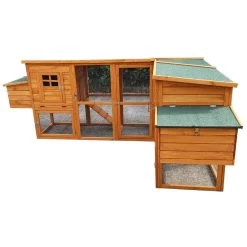 Liquidation - Poulailler Barbu Double Toit Shingle 6 à 10 Poules