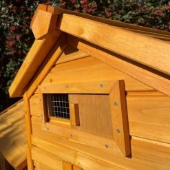 Poulailler Bréda S Toit Bois 1 à 2 Poules -Fournitures De Volaille poulailler bois breda s detail