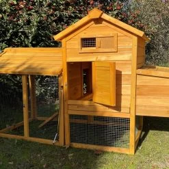 Poulailler Bréda S Toit Bois 1 à 2 Poules -Fournitures De Volaille poulailler bois breda s ouvert