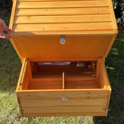 Poulailler Bréda S Toit Bois 1 à 2 Poules -Fournitures De Volaille poulailler bois breda s pondoir ouvert