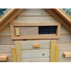 Poulailler Cémani XL Toit Bois 6 à 10 Poules 27 Poulailler Cémani XL Toit Bois 6 à 10 Poules -Fournitures De Volaille poulailler bois cemani xl 6 8 poules trappe aeration