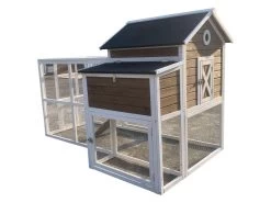 Fournitures De Volaille -Fournitures De Volaille poulailler brahma 6 8 poules arriere