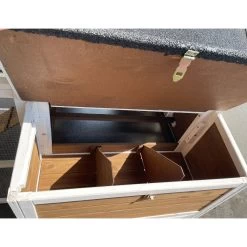 Poulailler Brahma Toit Shingle 6 à 8 Poules Bois FSC -Fournitures De Volaille poulailler brahma 6 8 poules interieur pondoir