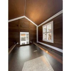 Poulailler Brahma Toit Shingle 6 à 8 Poules Bois FSC -Fournitures De Volaille poulailler brahma 6 8 poules vue interieur