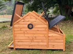 Poulailler Burma Toit Shingle Ouvrant 2 à 4 Poules -Fournitures De Volaille poulailler burma 2 a 4 poules arriere