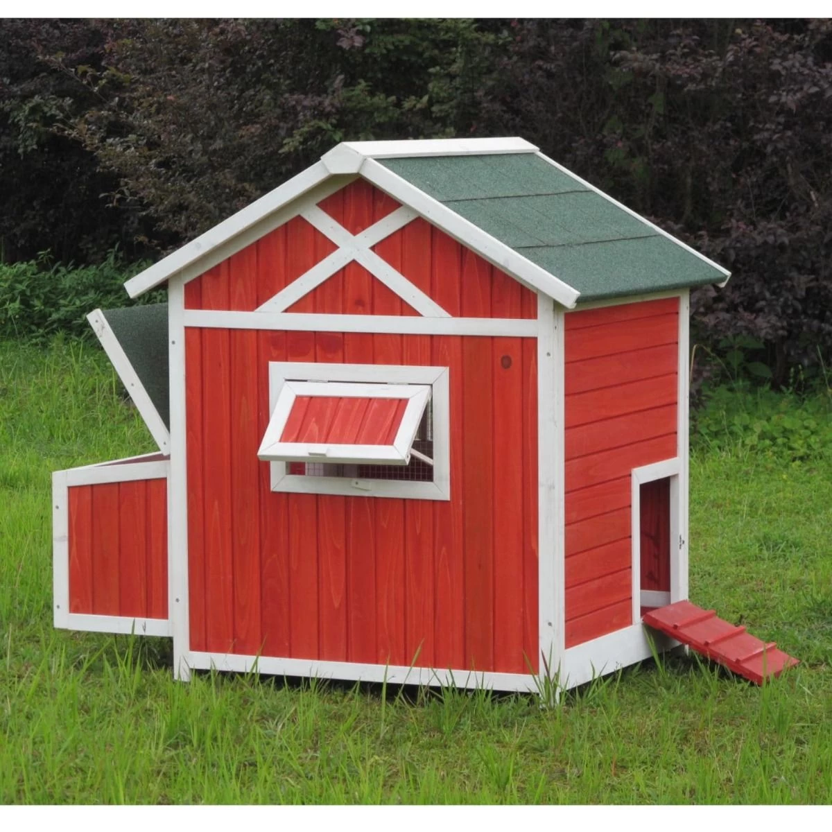 Poulailler Caussade Toit Shingle Vert Ouvrant 4 à 6 Poules 8 Poulailler Caussade Toit Shingle Vert Ouvrant 4 à 6 Poules – Image 6