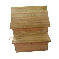 Poulailler Bassette L Toit Bois Jusqu’à 6 Poules -Fournitures De Volaille poulailler cemani l toit bois cote