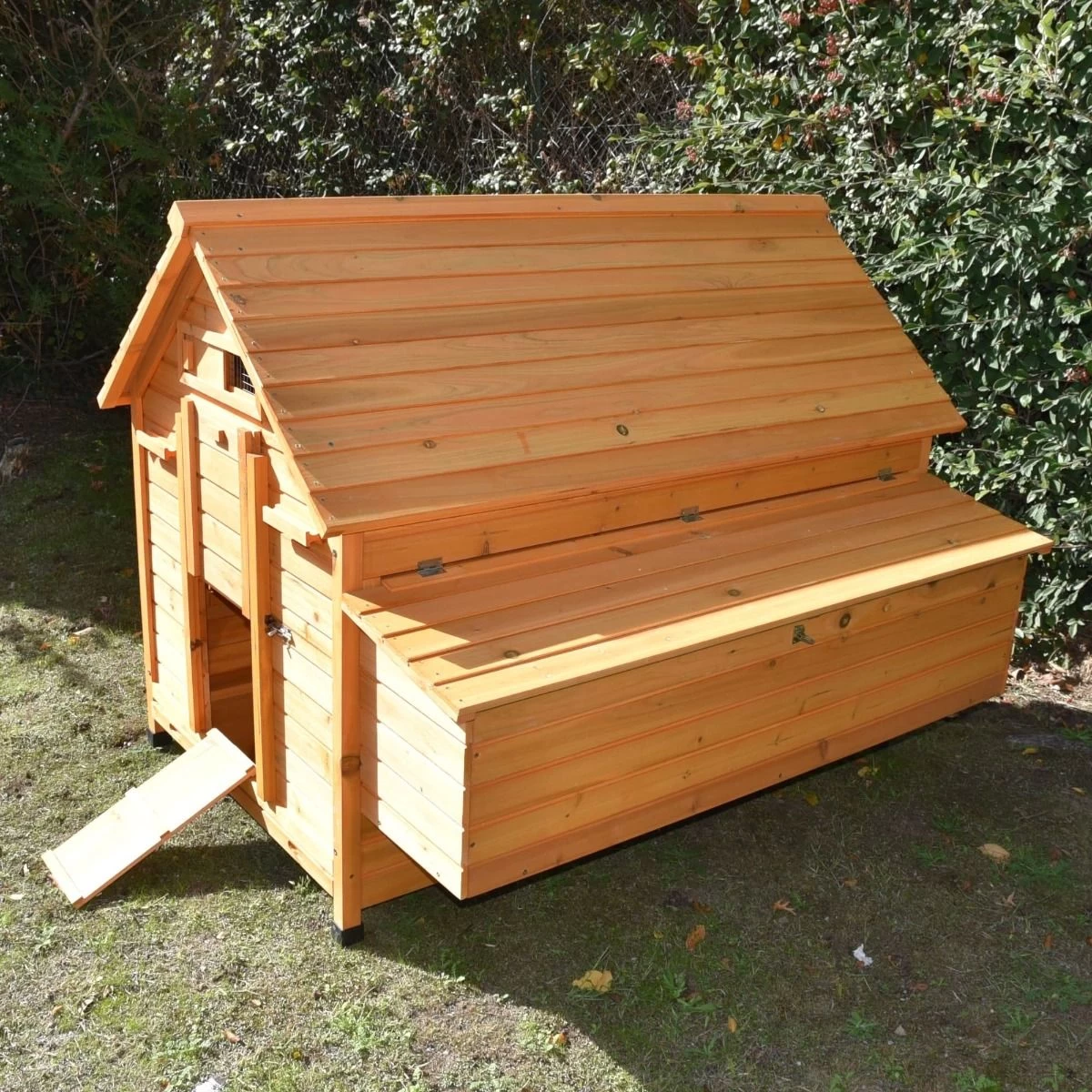 Poulailler Cémani XXL Toit Bois 10 à 15 Poules 4 Poulailler Cémani XXL Toit Bois 10 à 15 Poules – Image 2