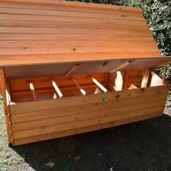 Poulailler Cémani XXL Toit Bois 10 à 15 Poules 23 Poulailler Cémani XXL Toit Bois 10 à 15 Poules -Fournitures De Volaille poulailler challans 10 15 poules bois vue pondoir