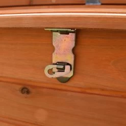 Poulailler Cémani XXL Toit Shingle Vert 10 à 15 Poules -Fournitures De Volaille poulailler challans 10 15 poules detail fermeture pondoir 2