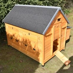 Poulailler Cémani XXL Toit Shingle Noir 10 à 15 Poules -Fournitures De Volaille poulailler challans 10 15 poules noir cote