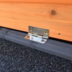 Poulailler Cémani XXL Toit Shingle Noir 10 à 15 Poules -Fournitures De Volaille poulailler challans 10 15 poules noir detail charniere