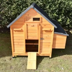 Poulailler Cémani XXL Toit Shingle Noir 10 à 15 Poules -Fournitures De Volaille poulailler challans 10 15 poules noir face