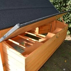 Poulailler Cémani XXL Toit Shingle Noir 10 à 15 Poules -Fournitures De Volaille poulailler challans 10 15 poules noir pondoir ouvert