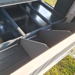 Poulailler Deluxe Bleu Toit Shingle Gris Jusqu’à 12 Poules 29 Poulailler Deluxe Bleu Toit Shingle Gris Jusqu’à 12 Poules -Fournitures De Volaille poulailler deluxe 12 poules bleu zoom pondoirs